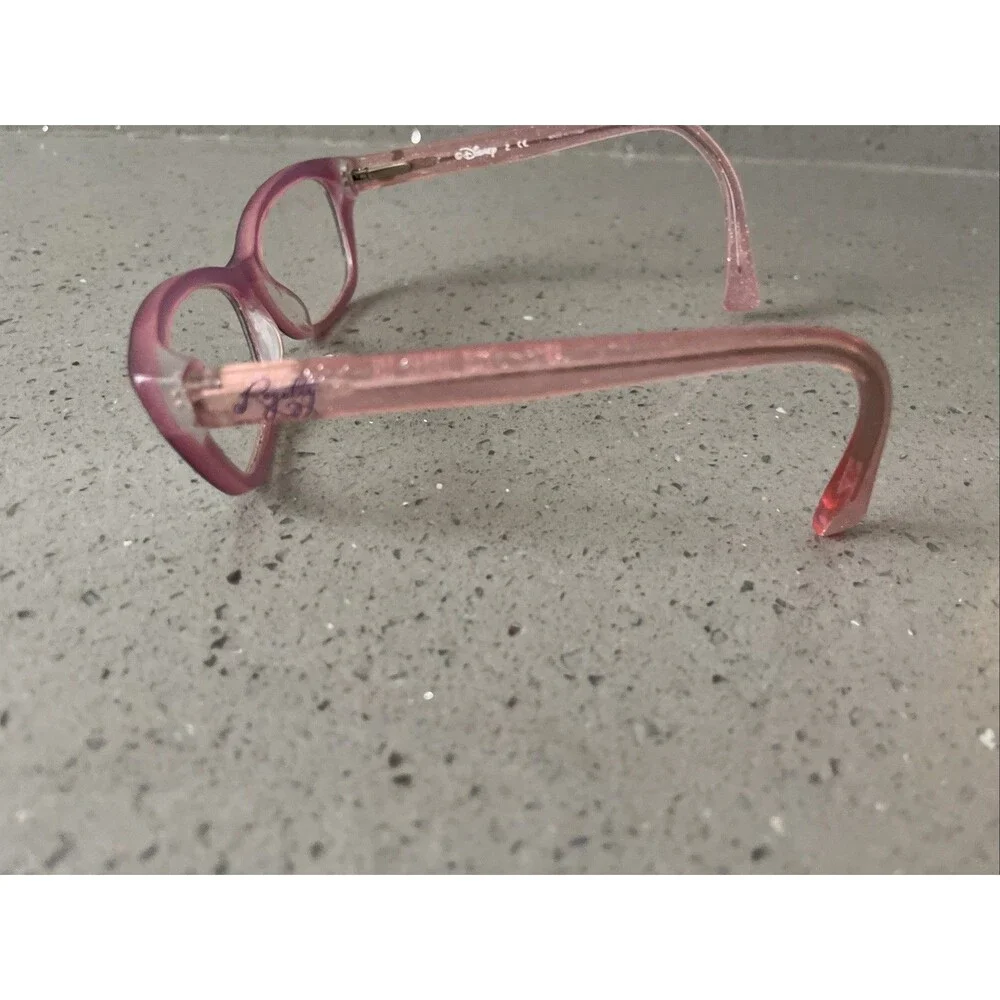 Disney Kids Eyeglasses Frames ONLY 3E 1443 Purple Pink Glitter Sparkle 48-13-130
